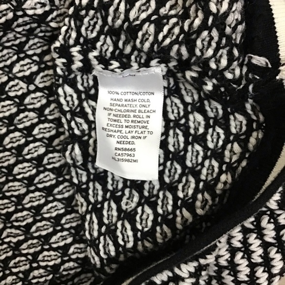 Trouve from Nordstrom Black & White Sweater Medium - Picture 6 of 8